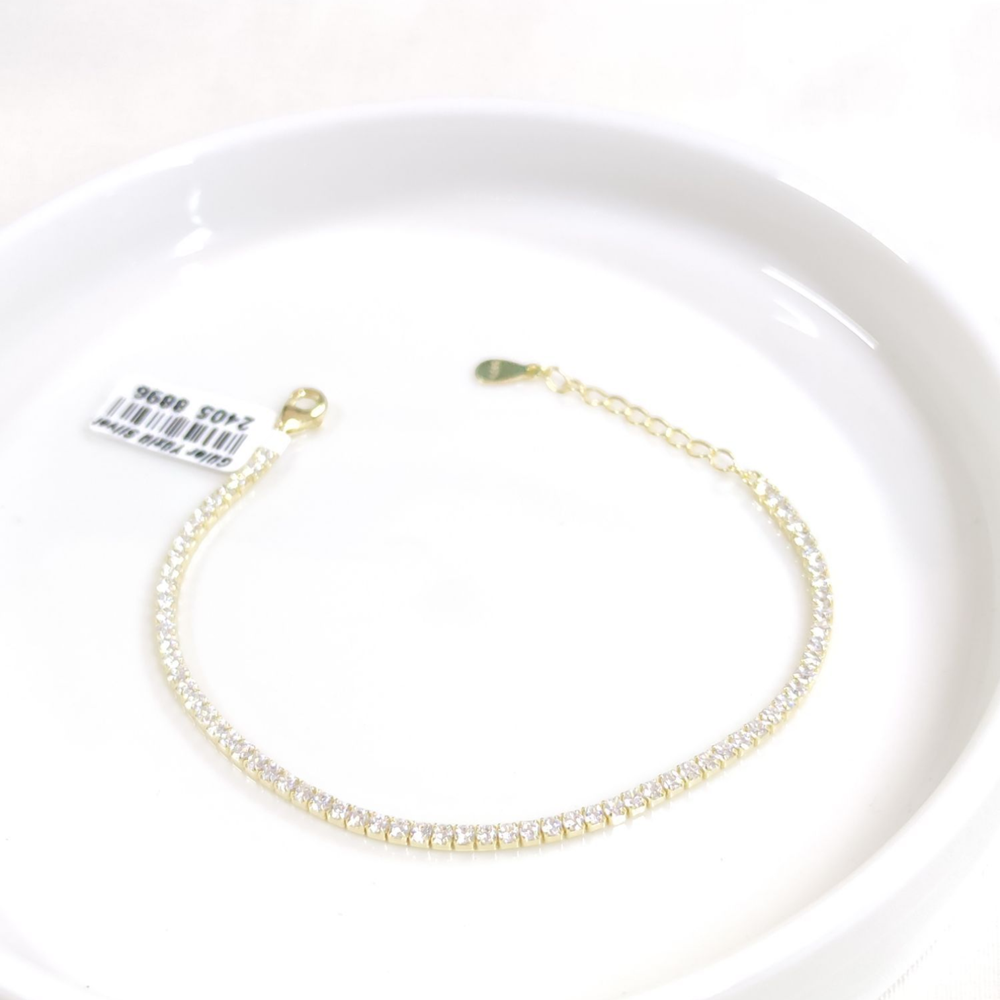 İTHAL 1,80 MM SU YOLU GÜMÜŞ BİLEKLİK 16+3 CM