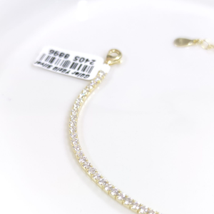 İTHAL 1,80 MM SU YOLU GÜMÜŞ BİLEKLİK 16+3 CM