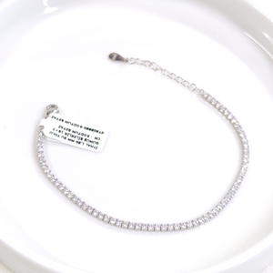 İTHAL 1,80 MM SU YOLU GÜMÜŞ BİLEKLİK 16+3 CM