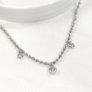 FULLYX 3,5 MM TOP ZİNCİRLİ KOLYE BEYAZ 45+5 CM