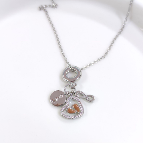 ÇELİK AYAKLI SONSUZLUK KOLYE 40+5 CM