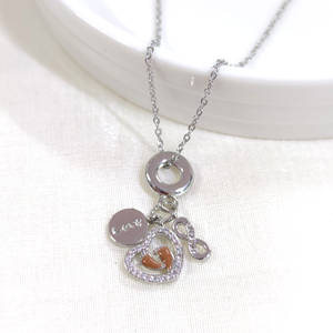 ÇELİK AYAKLI SONSUZLUK KOLYE 40+5 CM