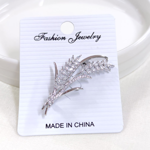 TAŞLI BAŞAK BROŞ 5 CM