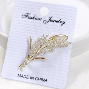 TAŞLI BAŞAK BROŞ 5 CM