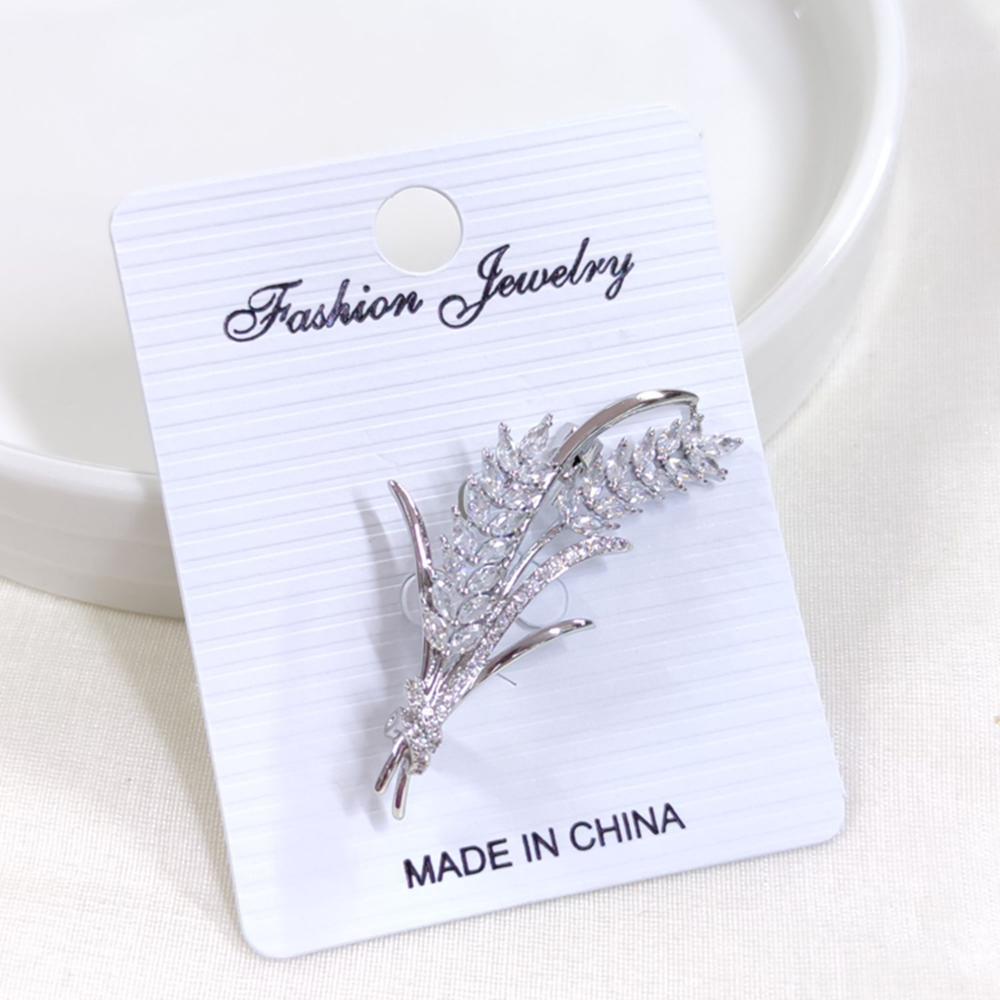 TAŞLI BAŞAK BROŞ 5 CM