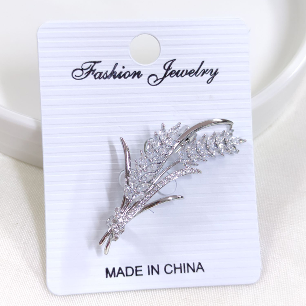 TAŞLI BAŞAK BROŞ 5 CM