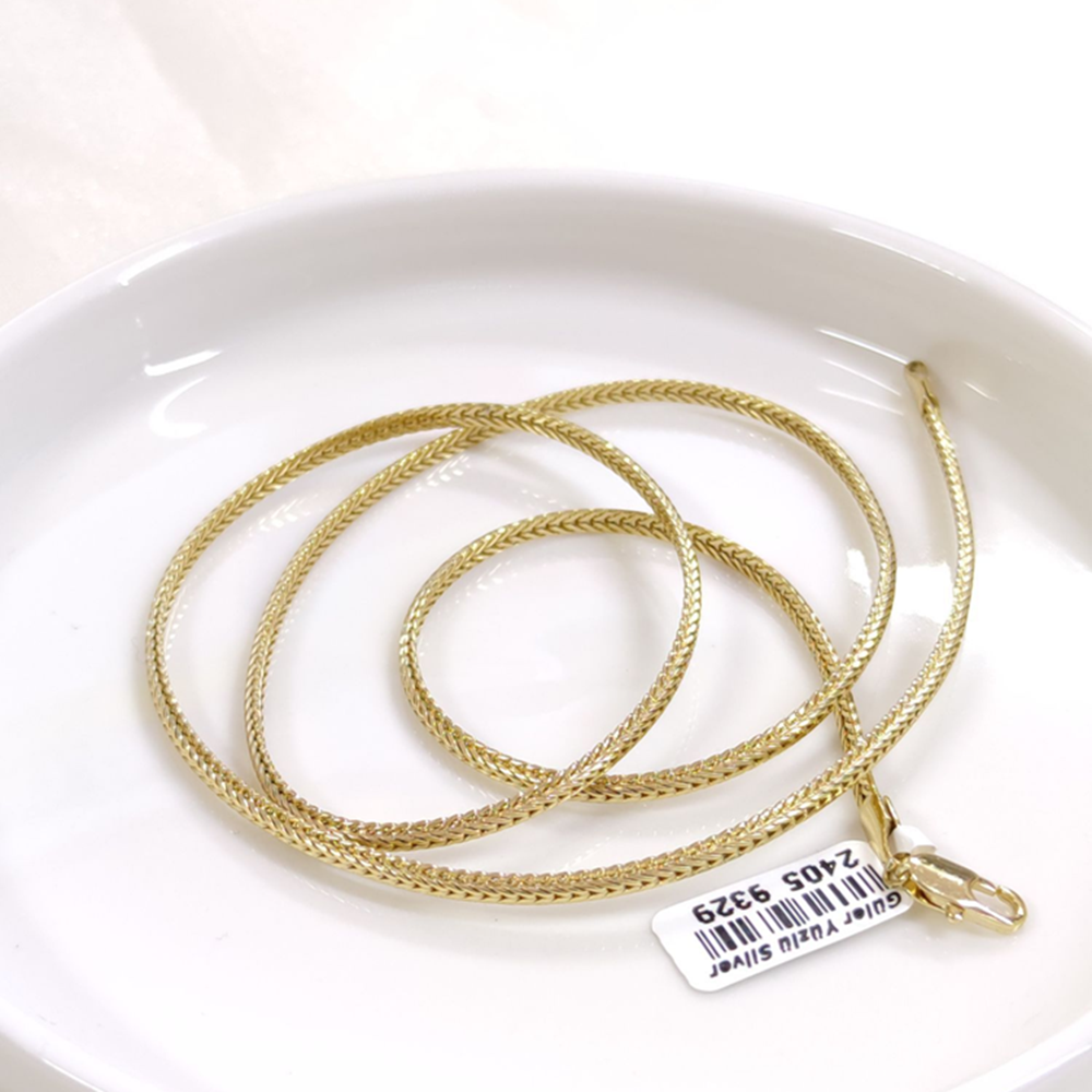 XUPING 3 MM SERT ZİNCİR 60 CM KOLYE GOLD