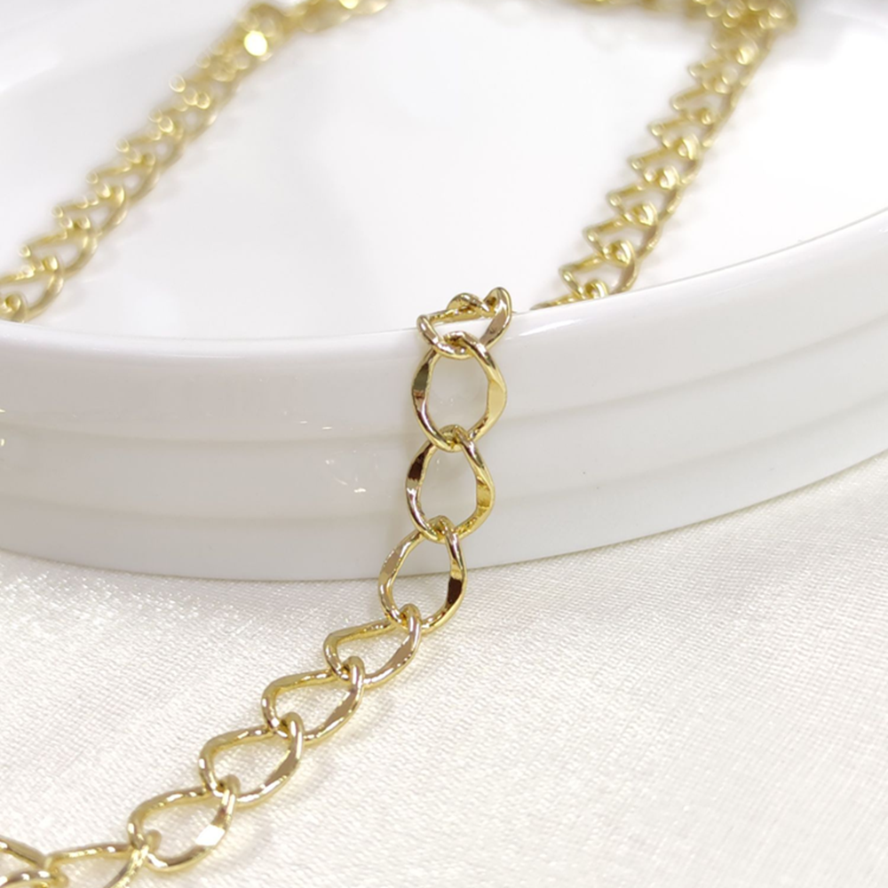 XUPING 6 MM HALKA ZİNCİR 45 CM KOLYE GOLD