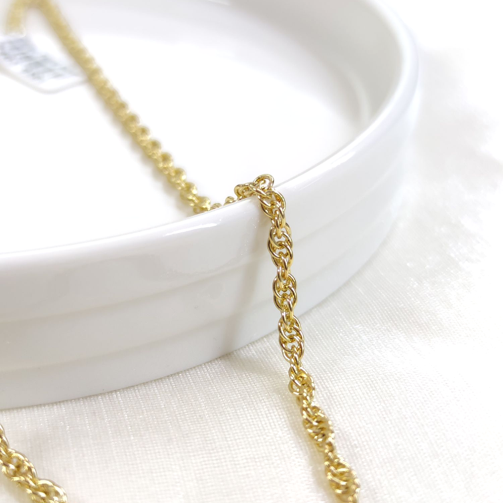 XUPING 3 MM SİNGAPUR ZİNCİR 45 CM KOLYE GOLD