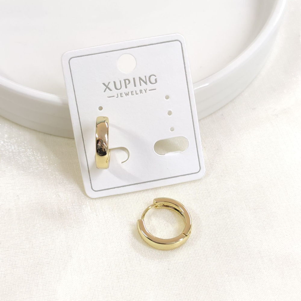 XUPING 13x4 MM DÜZ HALKA KÜPE GOLD