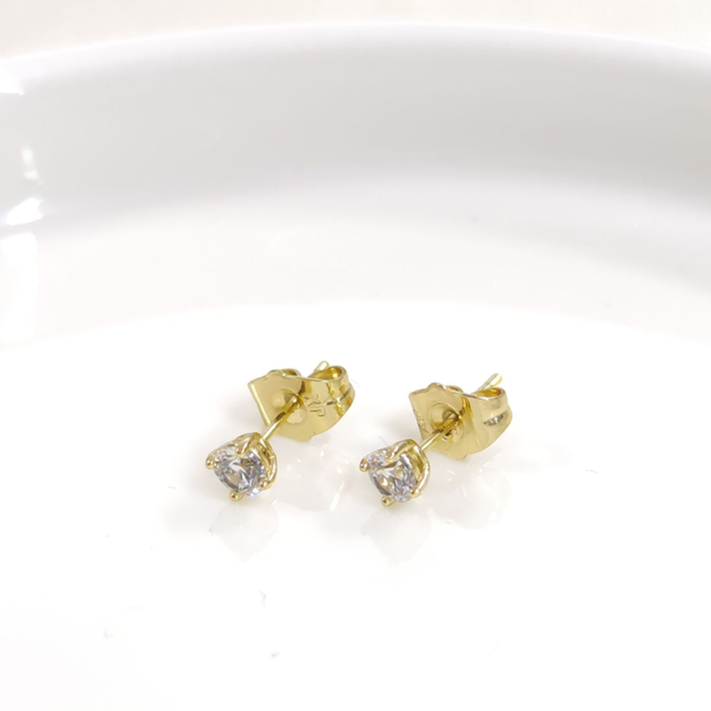 XUPING 4 MM TEK TAŞ ÇİVİ KÜPE