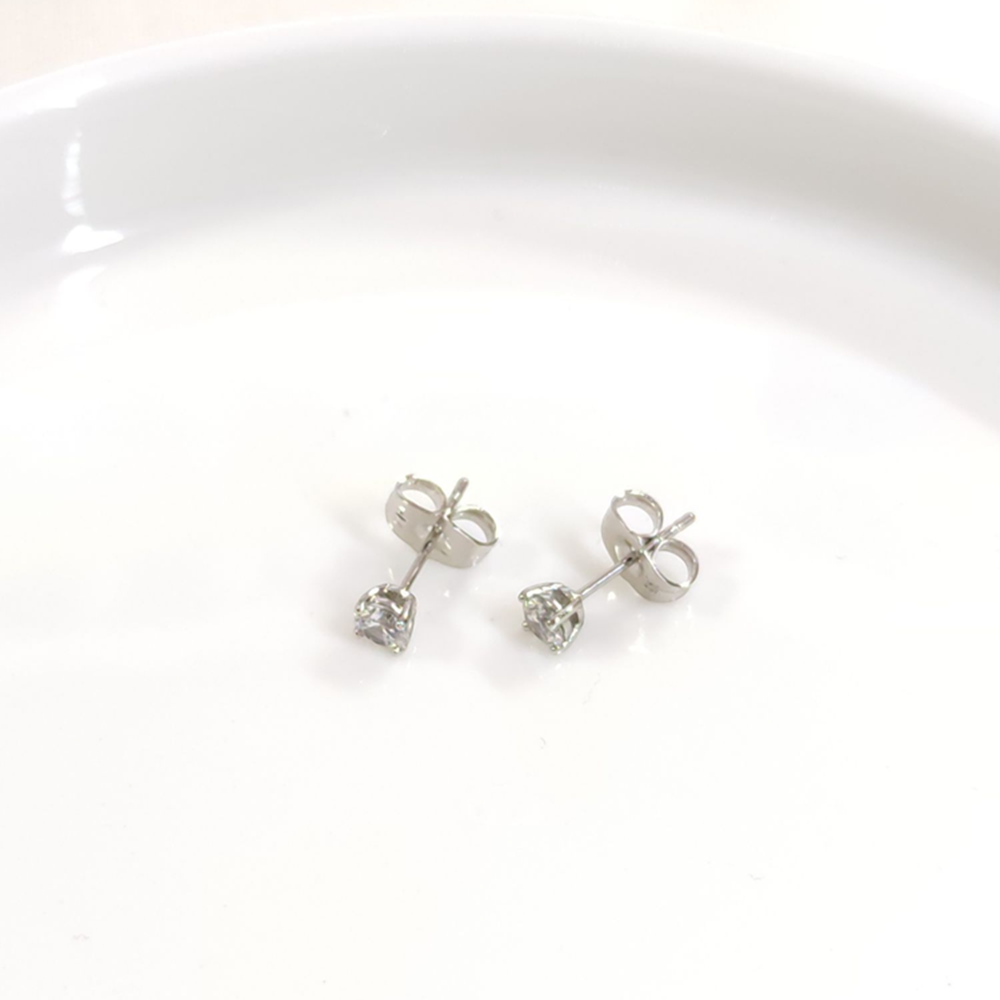 XUPING 4 MM TEK TAŞ ÇİVİ KÜPE