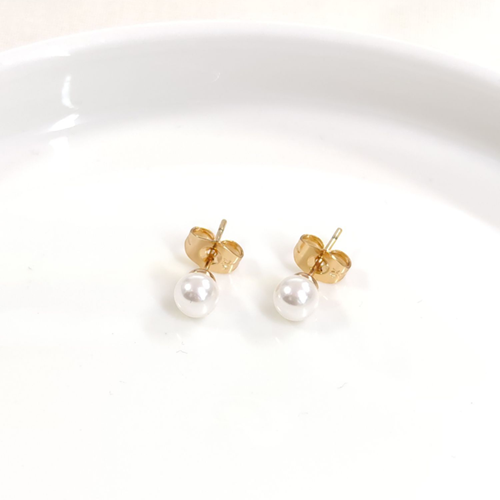 XUPING 6 MM İNCİ ÇİVİ KÜPE ROSE