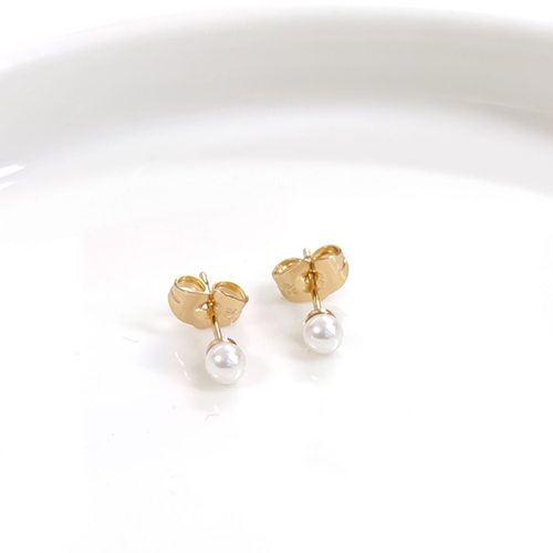 XUPING 4 MM İNCİ ÇİVİ KÜPE ROSE