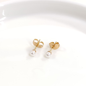 XUPING 4 MM İNCİ ÇİVİ KÜPE ROSE