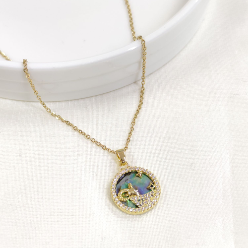 ÇELİK KOÇ BURÇ KOLYE