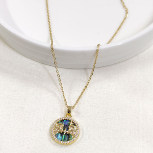 ÇELİK İKİZLER BURÇ KOLYE