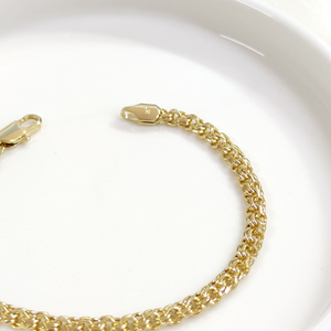 XUPING İNCE YASSI FORSE BİLEKLİK GOLD 19 CM