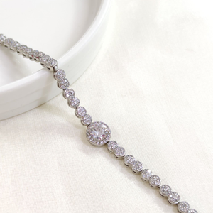 XUPING YUVARLAK TEK TAŞ SU YOLU BİLEKLİK 17+2 CM