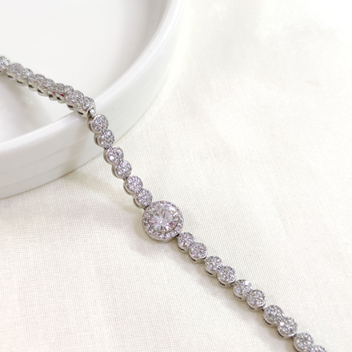 XUPING YUVARLAK TEK TAŞ SU YOLU BİLEKLİK 17+2 CM