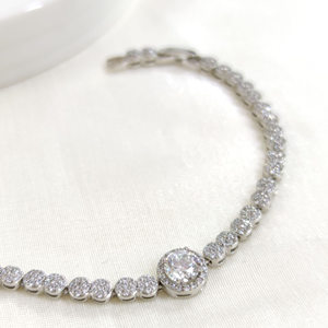 XUPING YUVARLAK TEK TAŞ SU YOLU BİLEKLİK 17+2 CM