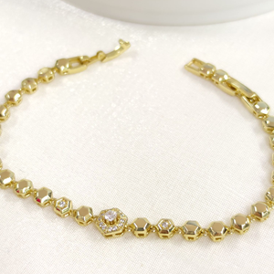 XUPING ALTIGEN DETAY BİLEKLİK GOLD 17+2 CM