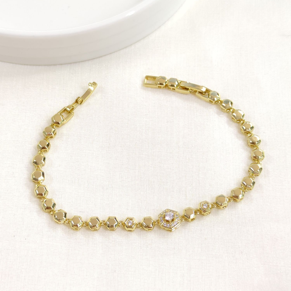 XUPING ALTIGEN DETAY BİLEKLİK GOLD 17+2 CM