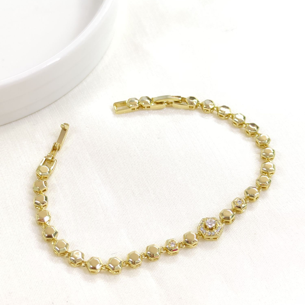 XUPING ALTIGEN DETAY BİLEKLİK GOLD 17+2 CM