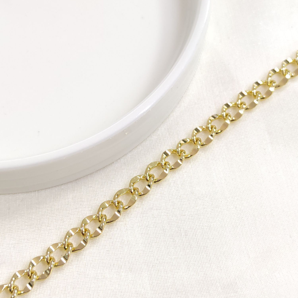 XUPING 5,5 MM HALLOW HALKA BİLEKLİK GOLD 20 CM