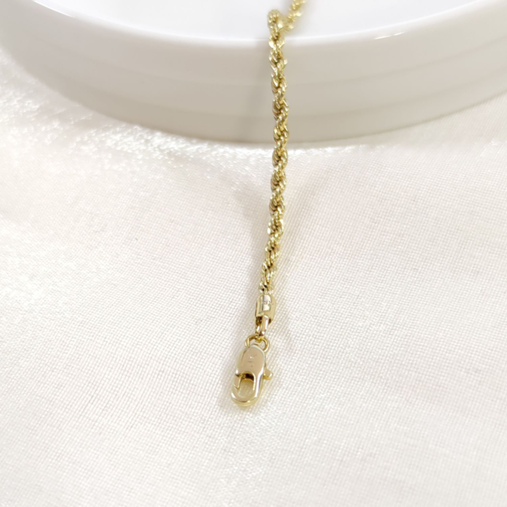 XUPING 2 MM ENİNDE BURGU BİLEKLİK GOLD 19 CM