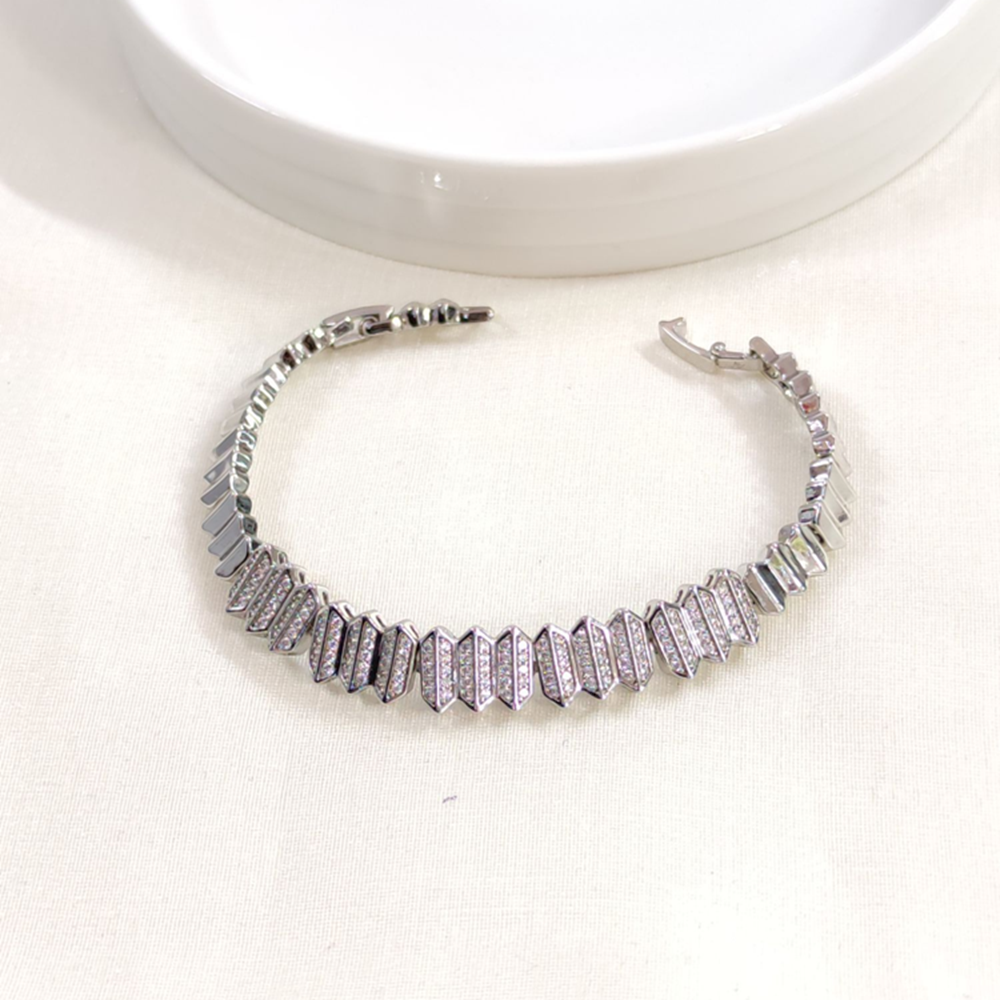 XUPING ZİKZAK TAŞLI BİLEKLİK 17+2 CM