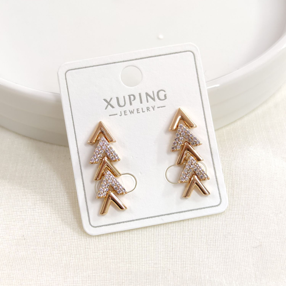 XUPING 25 MM SALLANTILI OK ÇİVİ KÜPE ROSE