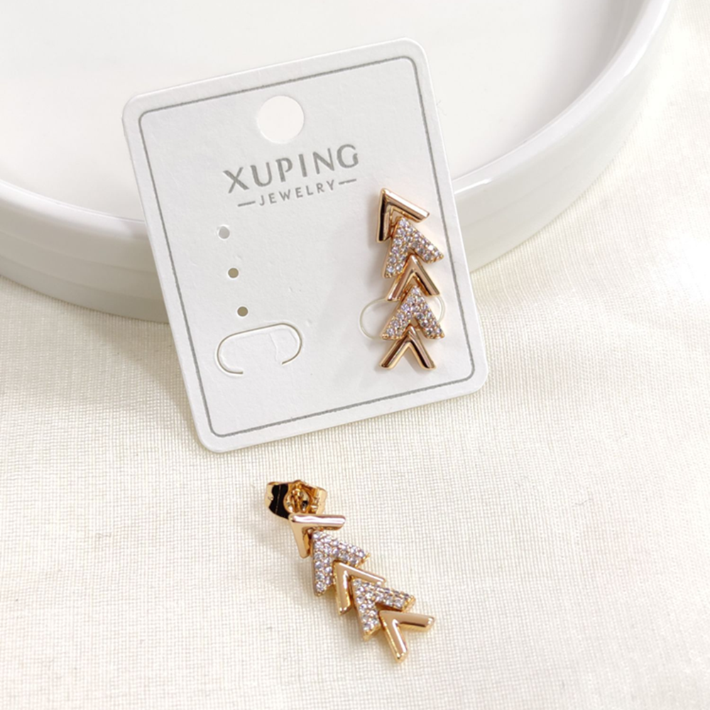 XUPING 25 MM SALLANTILI OK ÇİVİ KÜPE ROSE