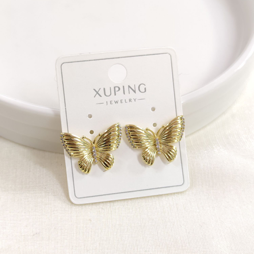 XUPING 20 MM KELEBEK ÇİVİ KÜPE GOLD