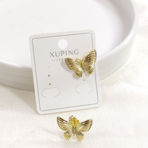 XUPING 20 MM KELEBEK ÇİVİ KÜPE GOLD