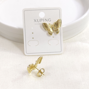 XUPING 20 MM KELEBEK ÇİVİ KÜPE GOLD