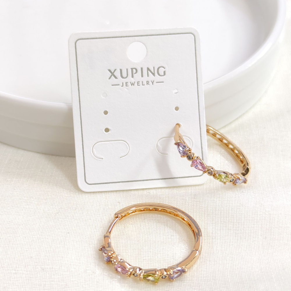 XUPING 25 MM SOFT RENKLİ HALKA KÜPE ROSE