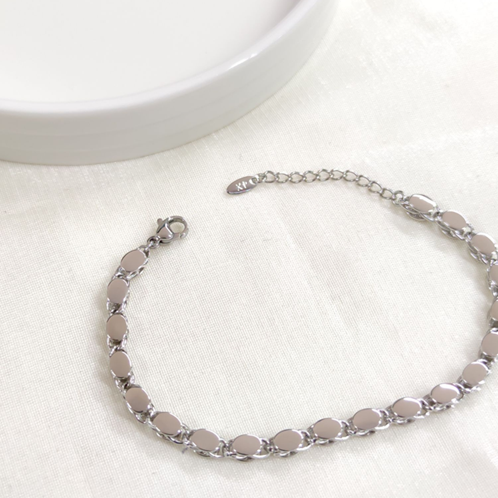 XUPING 5MM ARPA BİLEKLİK BEYAZ 17+3CM