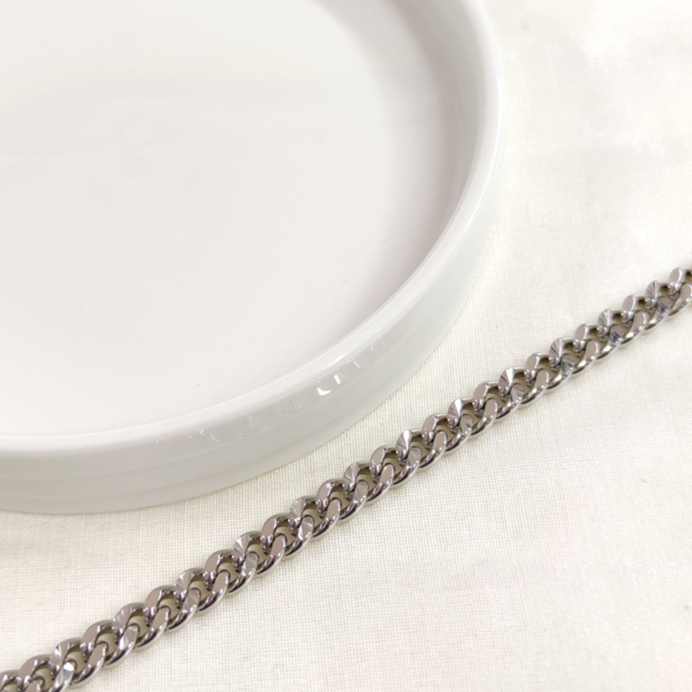 XUPING 6 MM LAZER DETAY GURMET BİLEKLİK BEYAZ 20 CM