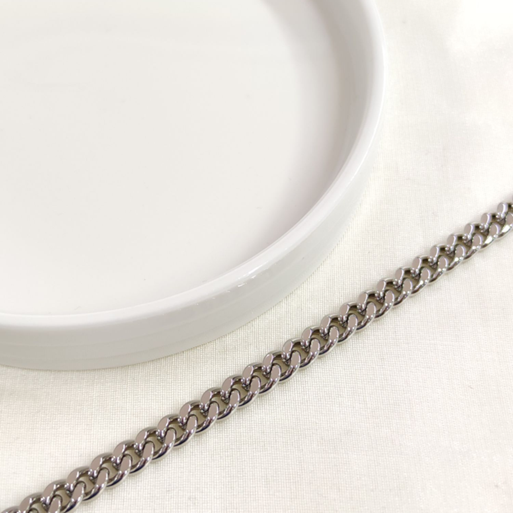 XUPING 6 MM LAZER DETAY GURMET BİLEKLİK BEYAZ 20 CM