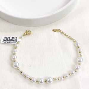 XUPING İNCİ BİLEKLİK GOLD 16+3 CM