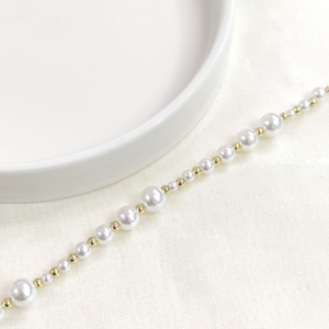 XUPING İNCİ BİLEKLİK GOLD 16+3 CM