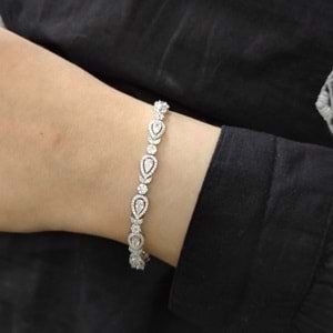 İTHAL DAMLA SU YOLU GÜMÜŞ BİLEKLİK