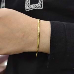 İTHAL 3,5 MM YASSI GÜMÜŞ BİLEKLİK