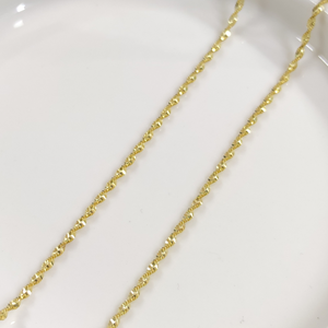 2 MM PARLAK BURGU ZİNCİR GÜMÜŞ KOLYE 55 CM