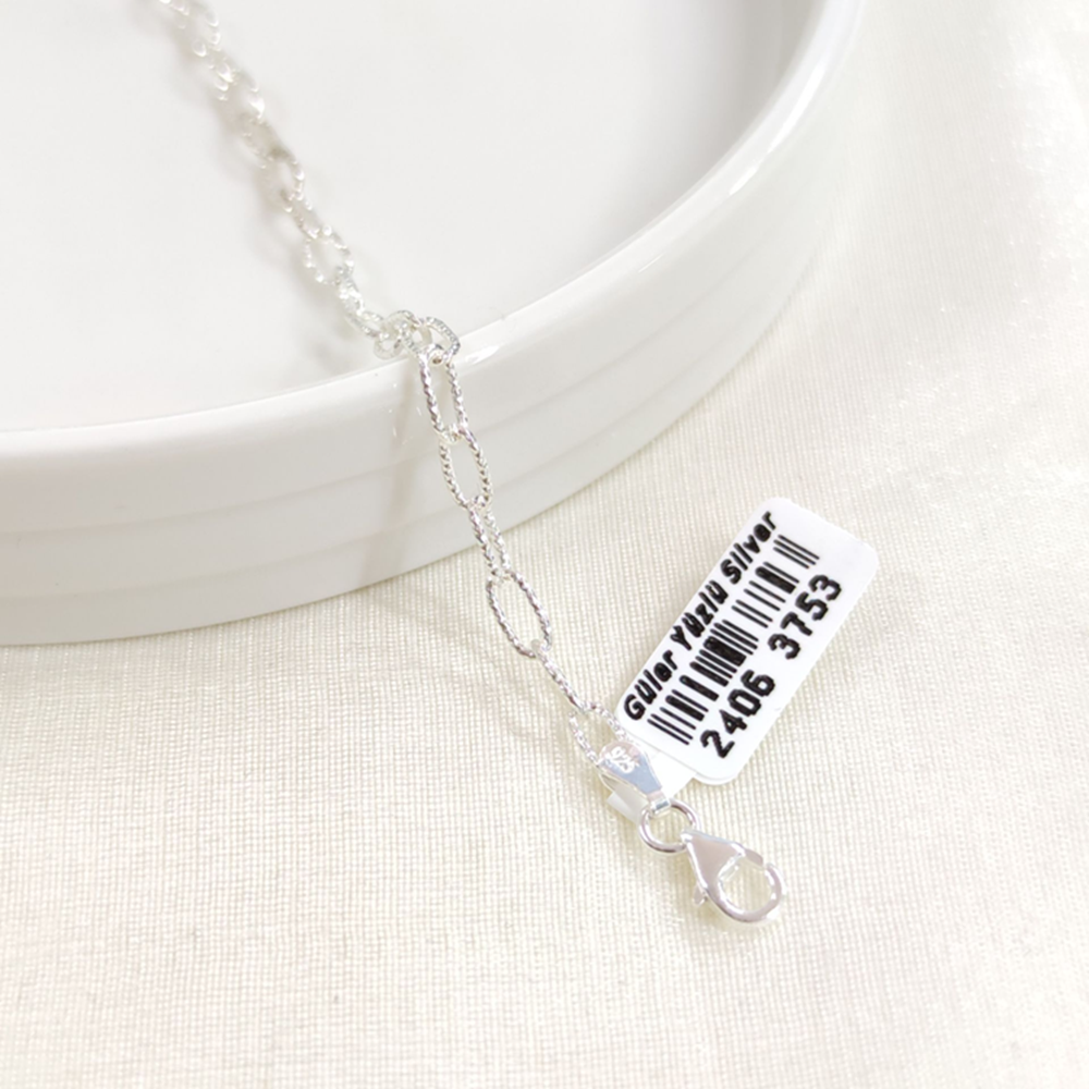 3,70 MM GÜMÜŞ ZİNCİR BİLEKLİK 22 CM