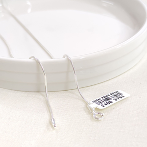 1,25 MM GÜMÜŞ YILAN ZİNCİR KOLYE 45 CM