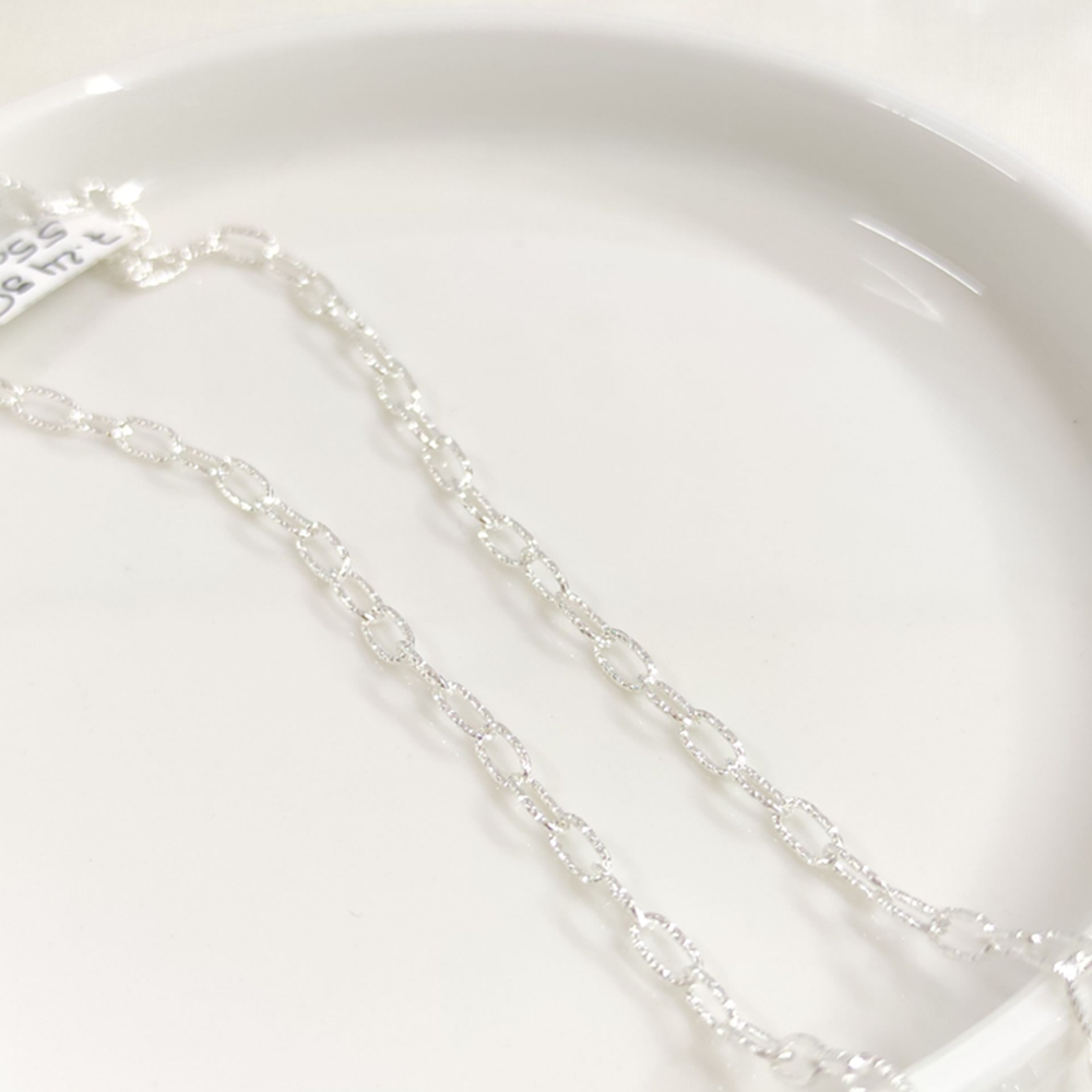 3,70 MM GÜMÜŞ ZİNCİR KOLYE 45 CM