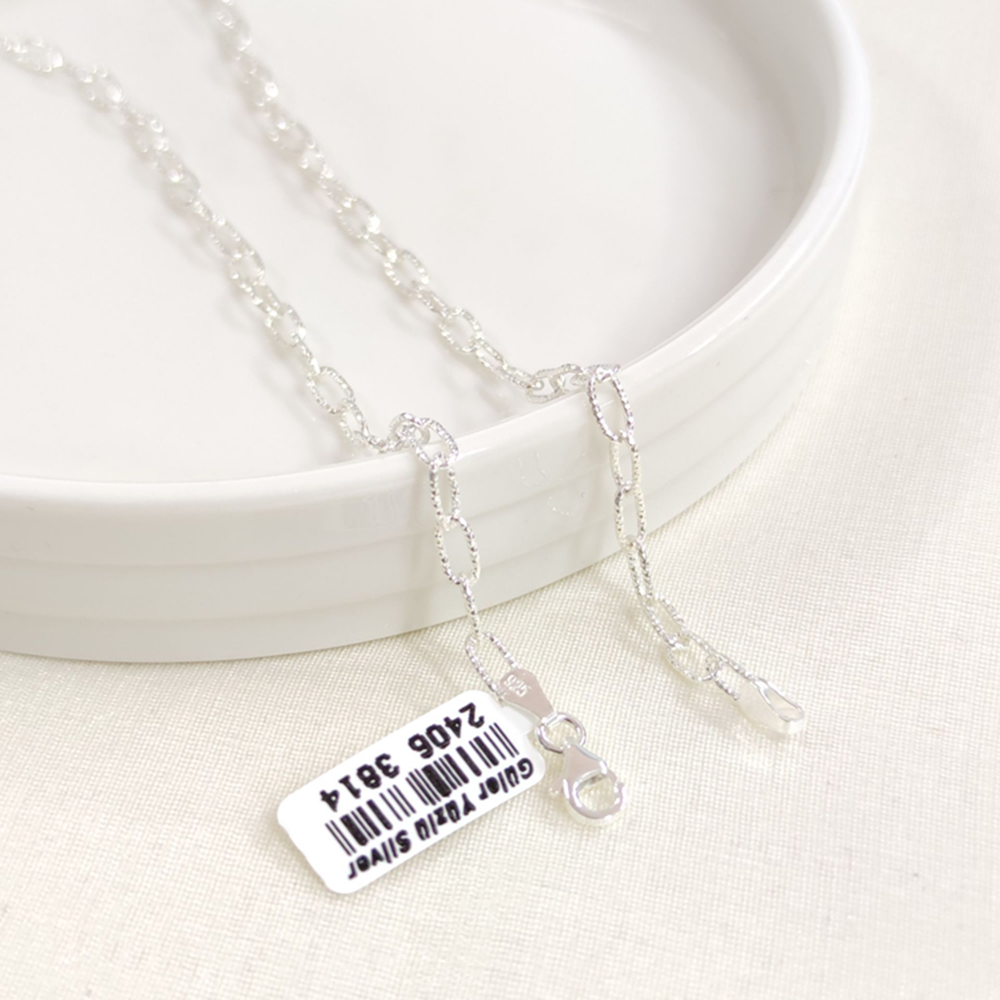 3,70 MM GÜMÜŞ ZİNCİR KOLYE 55 CM