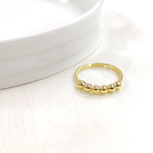 TOP TOP AYARLANABİLİR GÜMÜŞ YÜZÜK